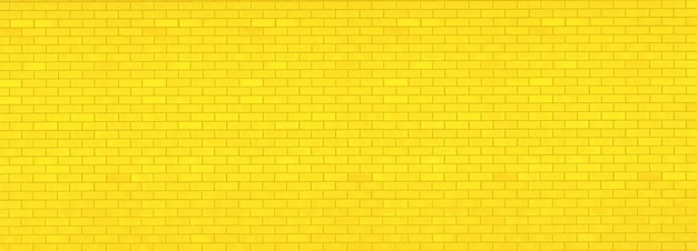 Background of new  yellow brick wall texture