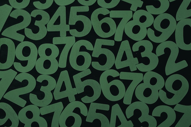 Background of numbers or seamless pattern with numbers