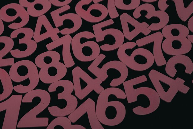 Background of numbers or seamless pattern with numbers