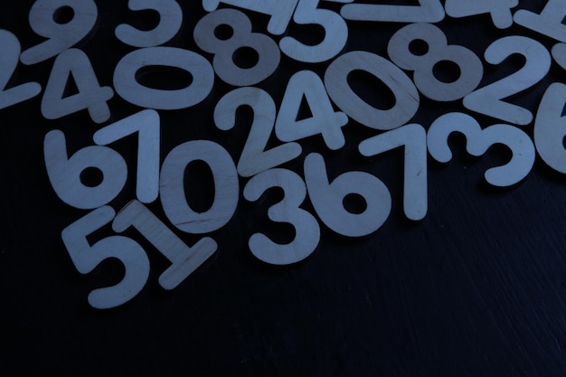 Background of numbers.