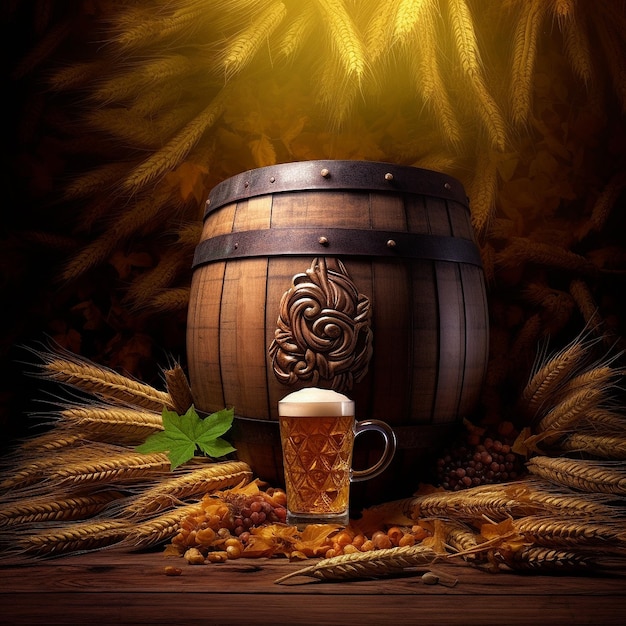 Фото Фон плаката клуба с пивом
