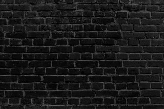 The background of the old black brick wall wallpaper