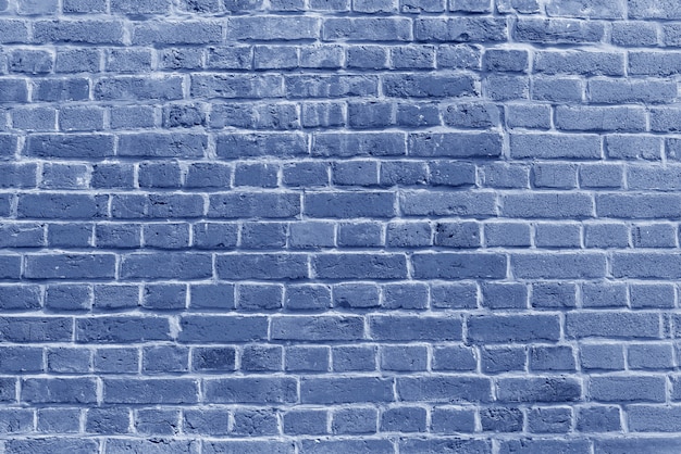 The background of the old blue brick wall wallpaper and  various scenes or as a background for video interviews.