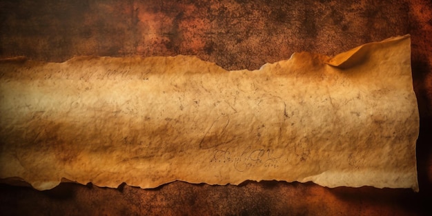 Photo background of old paper manusript or parchment