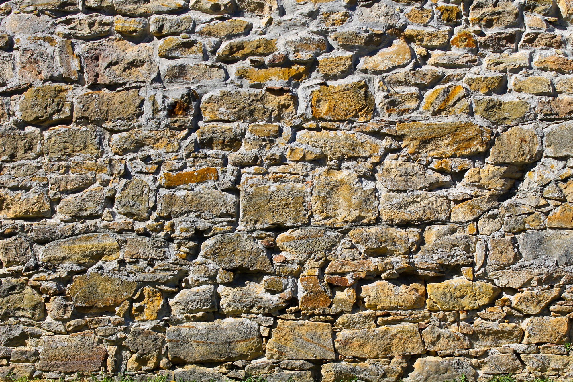 Premium Photo | Background of old stone wall