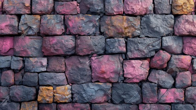 The background of an old vintage brick wall texture