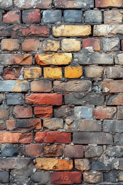 The background of an old vintage brick wall texture