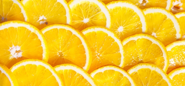 Background of orange slices