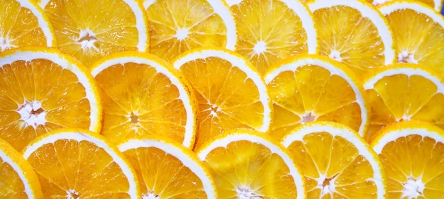 Background of orange slices