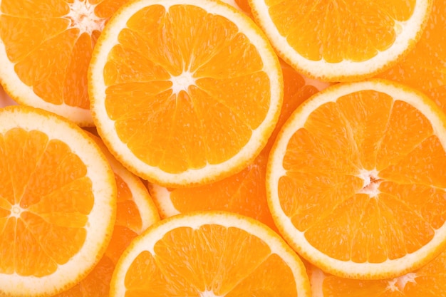 Background of orange slices