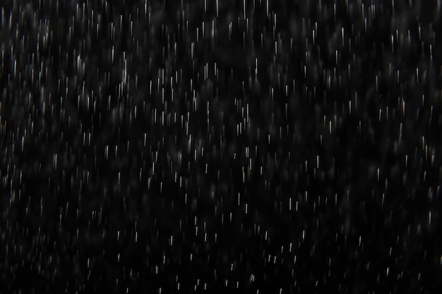 background for overlay black rain, abstract studio drops water drops bokeh