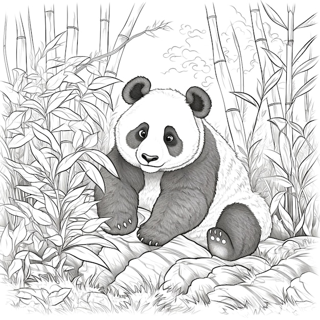 background for panda