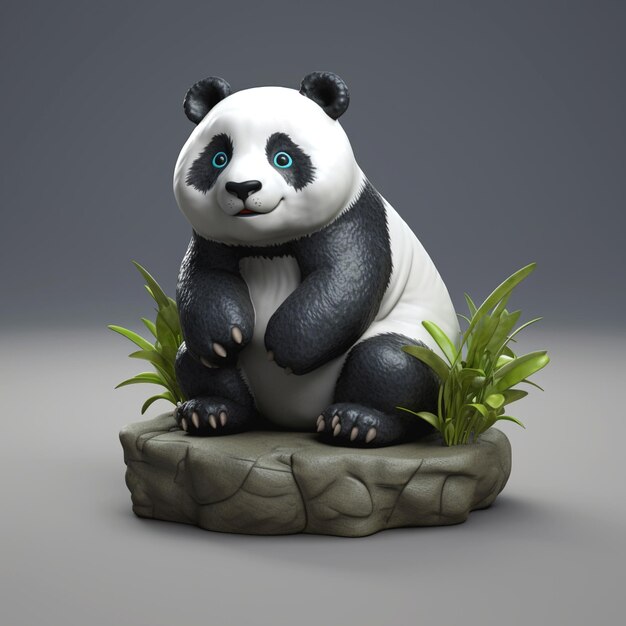 Photo background for panda