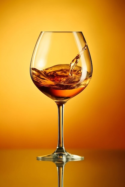 Фон вечеринки градиент жидкий напиток вино празднование красный стакан алкоголь крупный план генеративный ИИ