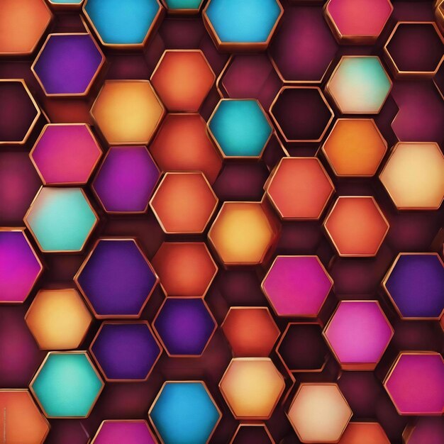 A background of a pattern of a hexagonal pattern