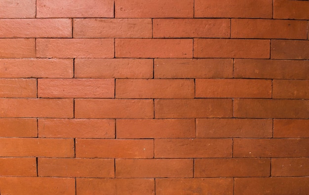Background pattern of red brick wall surface