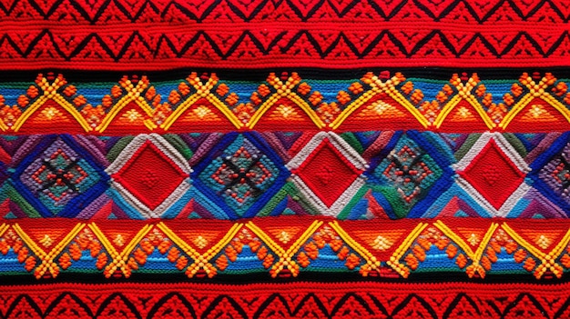 background photo of hispanic cultural textile