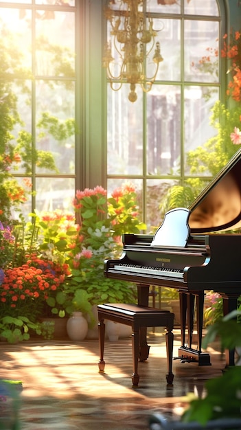 Background for piano