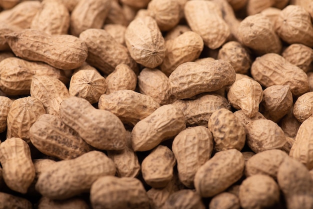 Photo background pictures of many peanuts