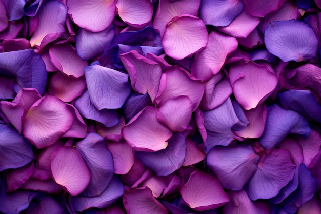 Photo background purple rose petals