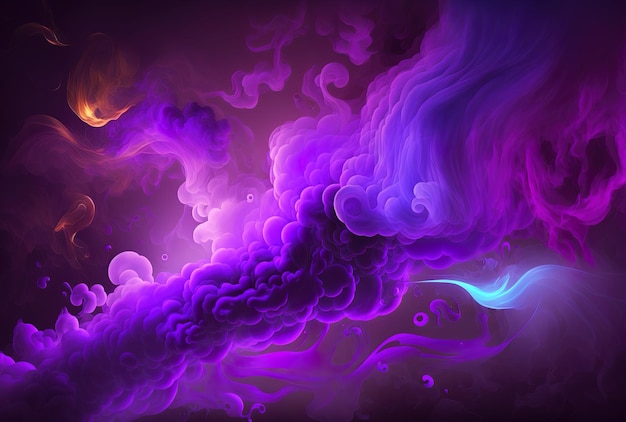 紫色の煙の壁紙の魅力的なデザインの背景