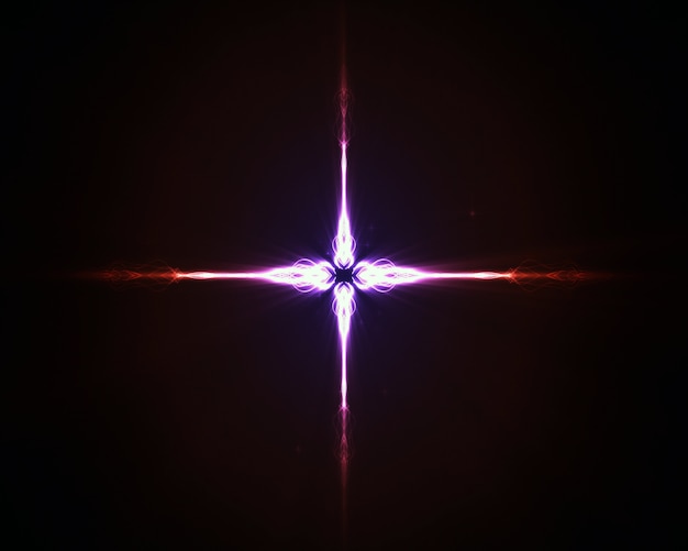 Background of a purple star