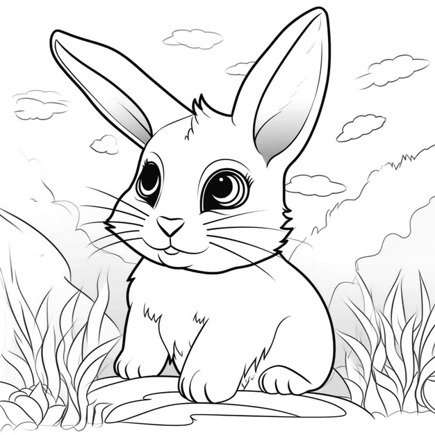 Photo background for rabbit