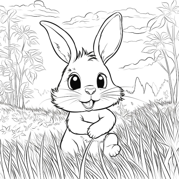 Photo background for rabbit