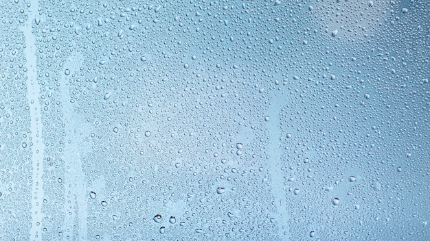 Photo background rain drops close up