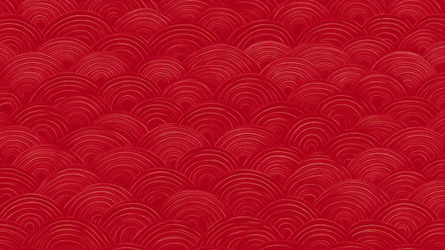 background red japanese dotted style wave seam