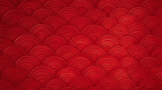 background red japanese dotted style wave seam