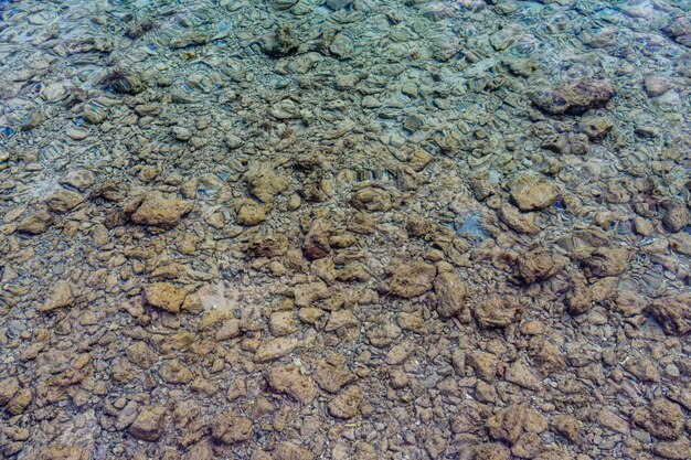 Background of the Red sea water surface and bottom