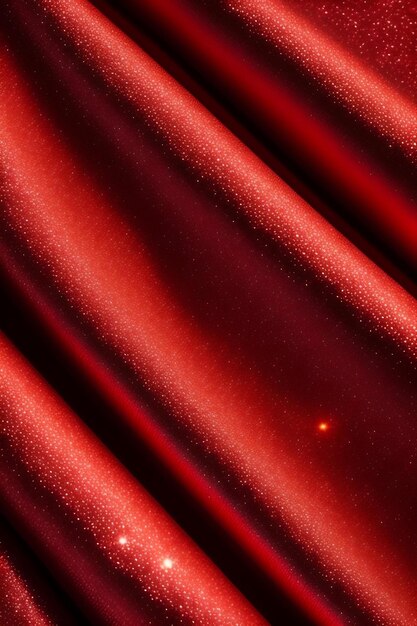 赤いスパンコールの背景 ファッション光沢のある生地 丸いスパンコールの鱗