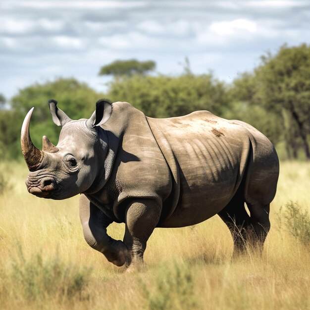 Photo background for rhinoceros