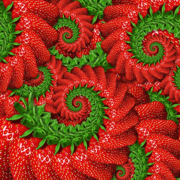 background of ripe strawberry