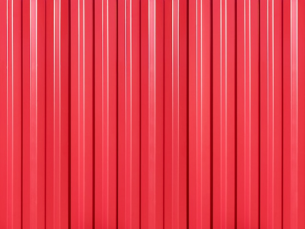 Background of roofing iron covered with red paint