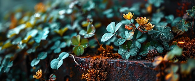 Background Rusty Horseshoe Clover Leaves Gift HD Background Wallpaper Desktop Wallpaper