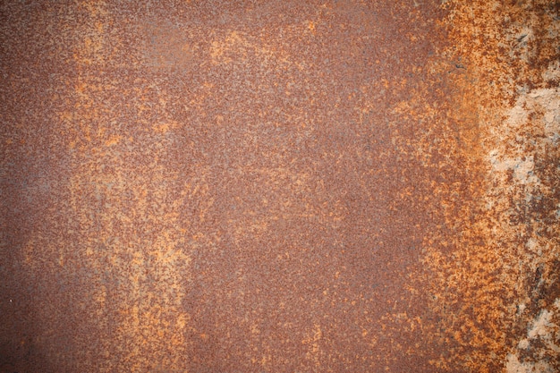 Background rusty steel plate.