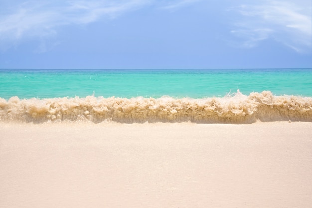 Background of sea sand and sky