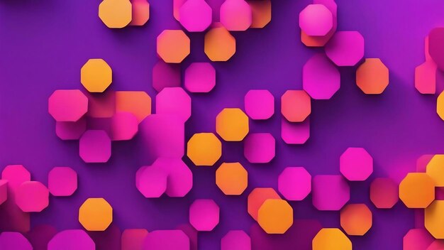 Background shape bright modern geometric illustration gradient blank vibrant purple generative ai