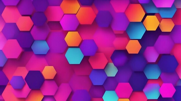 Background shape bright modern geometric illustration gradient blank vibrant purple generative ai