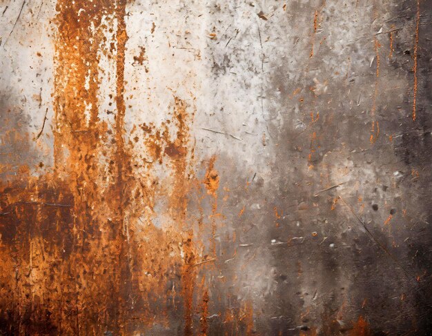 Photo background silver steel grunge metal texture rust weathered