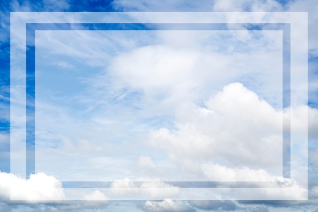 Background for a site or a banner of a sunny and cloudy sky. beautiful sky on a sunny day.Cloudy sky