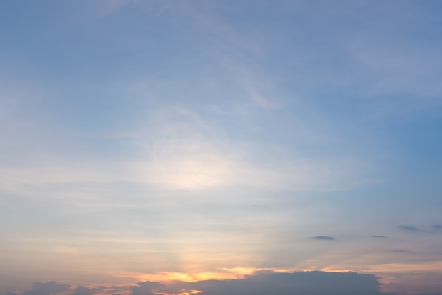 空と雲の背景