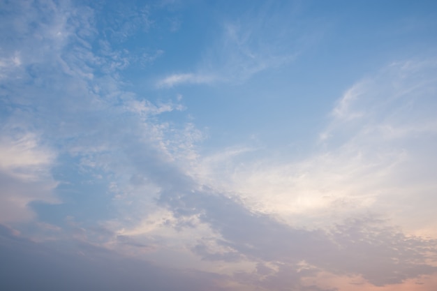 Background of sky and clouds