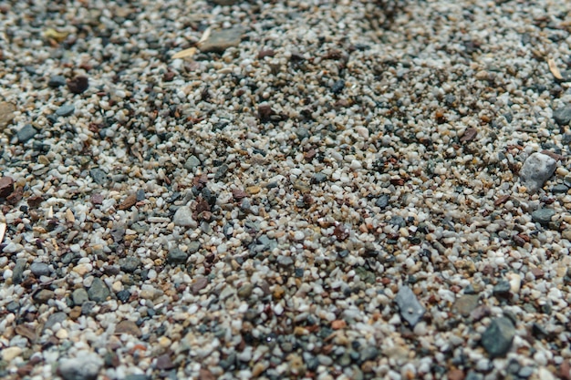 Background of small pebbles stones