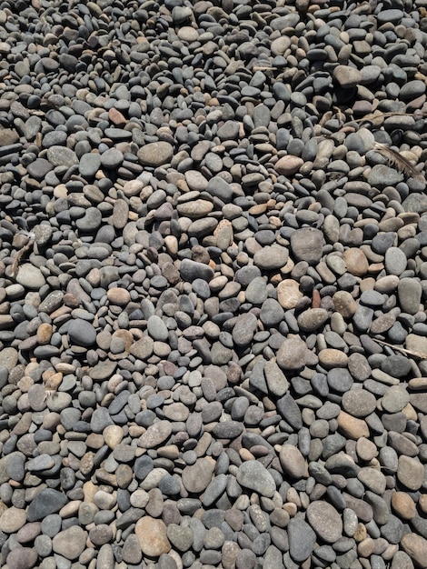 background of smooth rounded stones