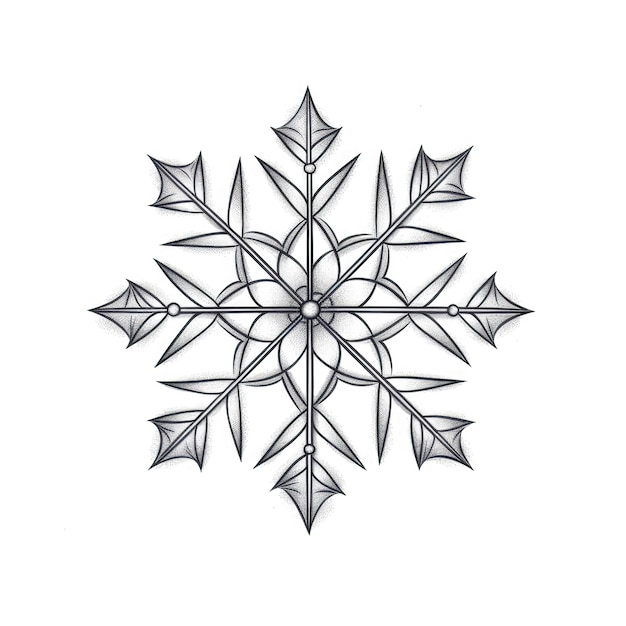 Background snowflake ai generated