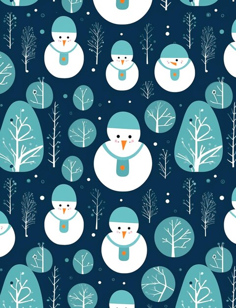 Photo background for snowmen