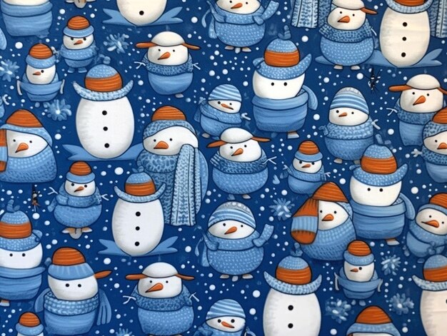 Photo background for snowmen